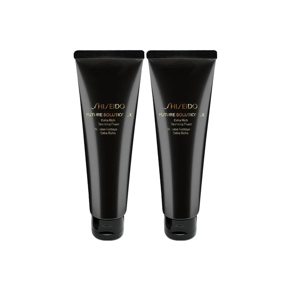 SHISEIDO Очищающее молочко с цветной глазурью для увлажнения, освежения и контроля жирности, Shiseido Time Glass Royal Treasure Rich Cleansing Milk New Edition 125ml x 2