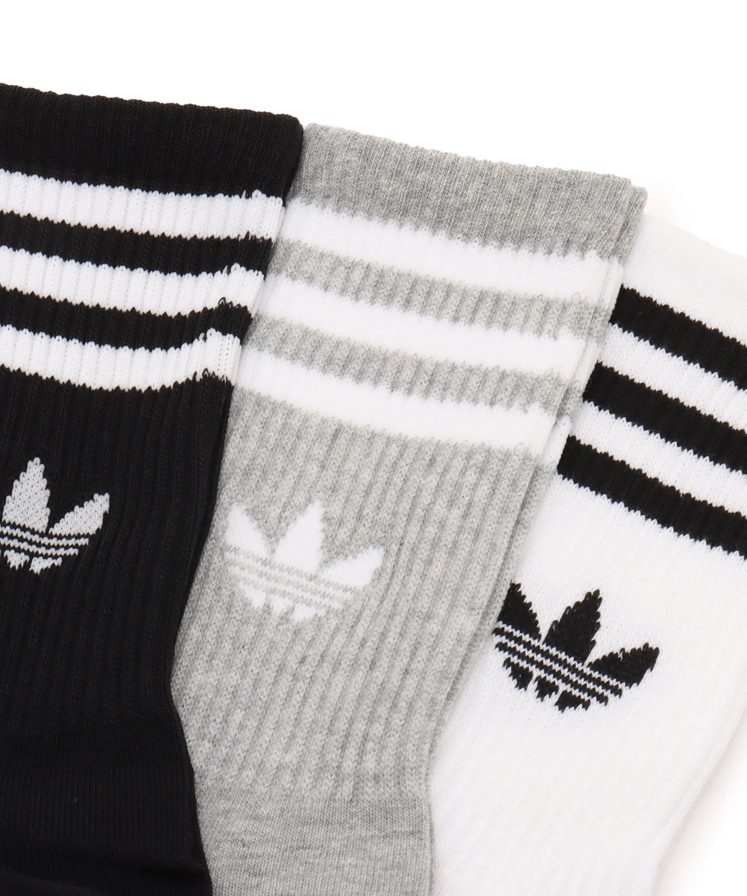 Носки adidas 3S CREW S 3P / Adidas 3 Stripes Crew Socks 3P — фото 4
