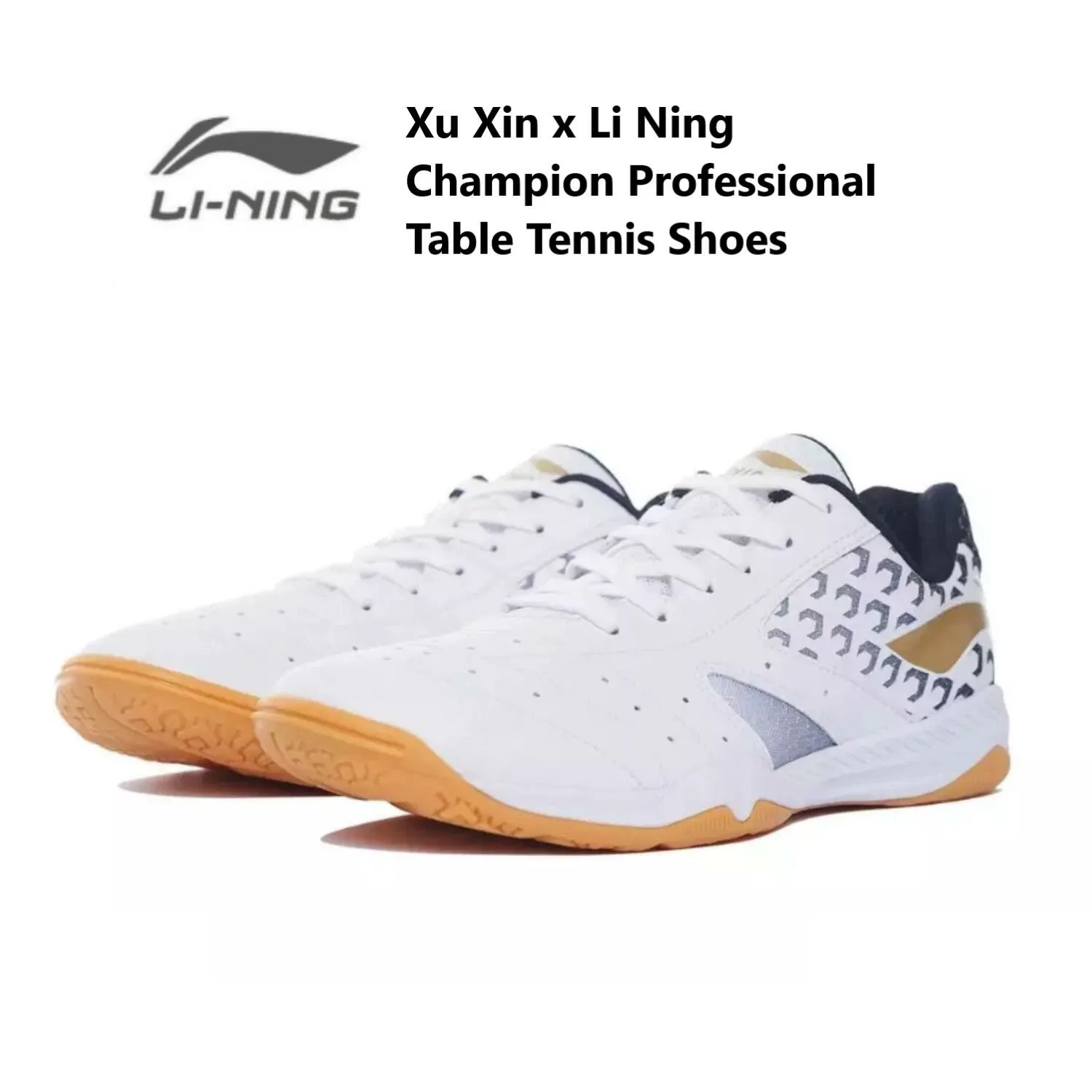 Кроссовки для настольного тенниса «Champion Professional» от Li-Ning, White/Black
