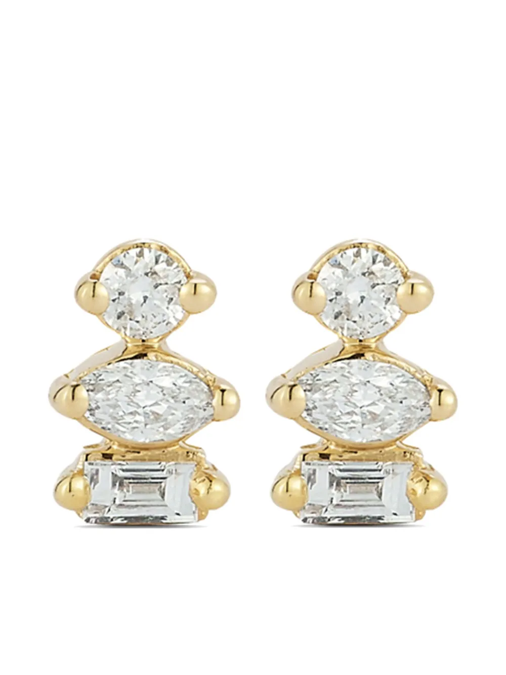 

Серьги Alexa Jordyn из желтого золота с бриллиантами Dana Rebecca Designs, золотой