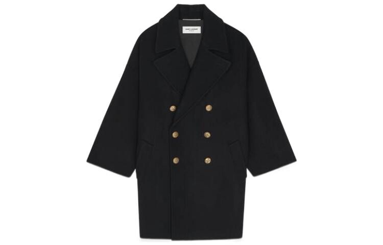 Пальто Saint Laurent мужское, черный