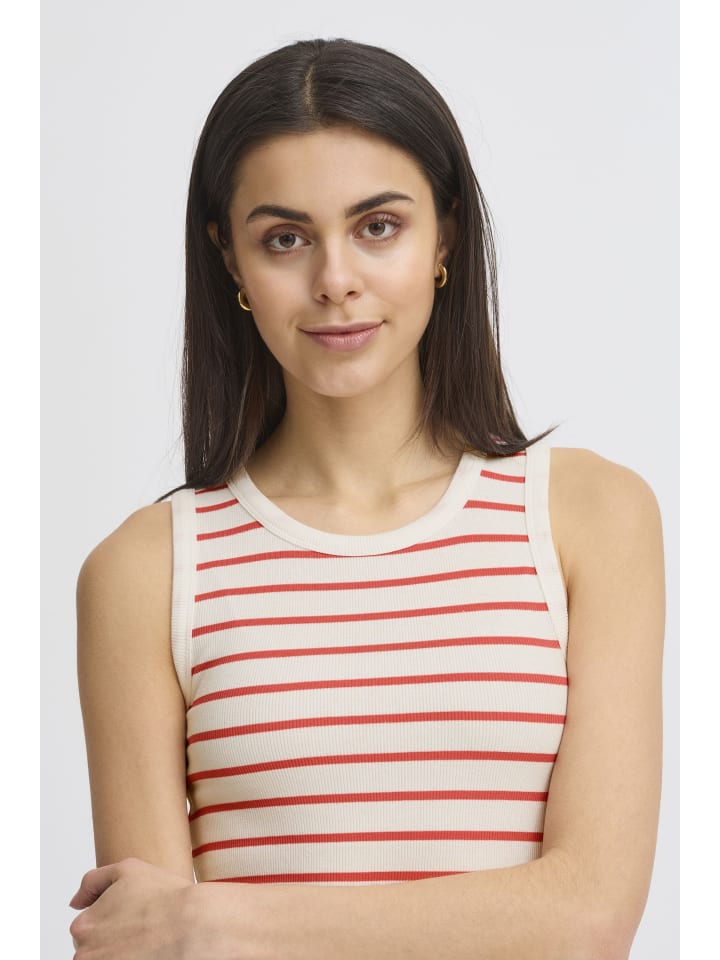 

Fransa Трикотажный топ FRHIZAMOND приталенного кроя, цвет «чайная ягода»