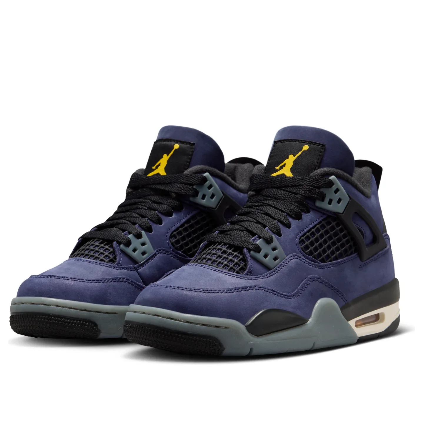 Кроссовки (GS) Air Jordan 4 Retro 'Lakers', фиолетовый — фото 4