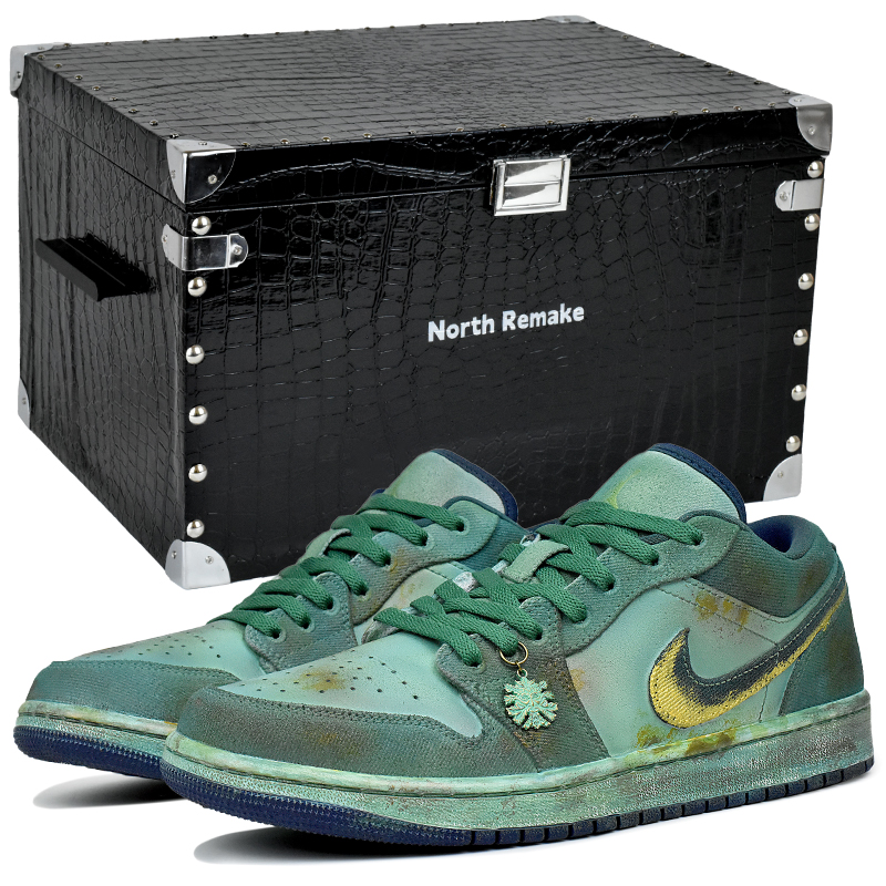 

Jordan Кроссовки Air 1 Abrasion Resistant Low top Vintage мужские Green