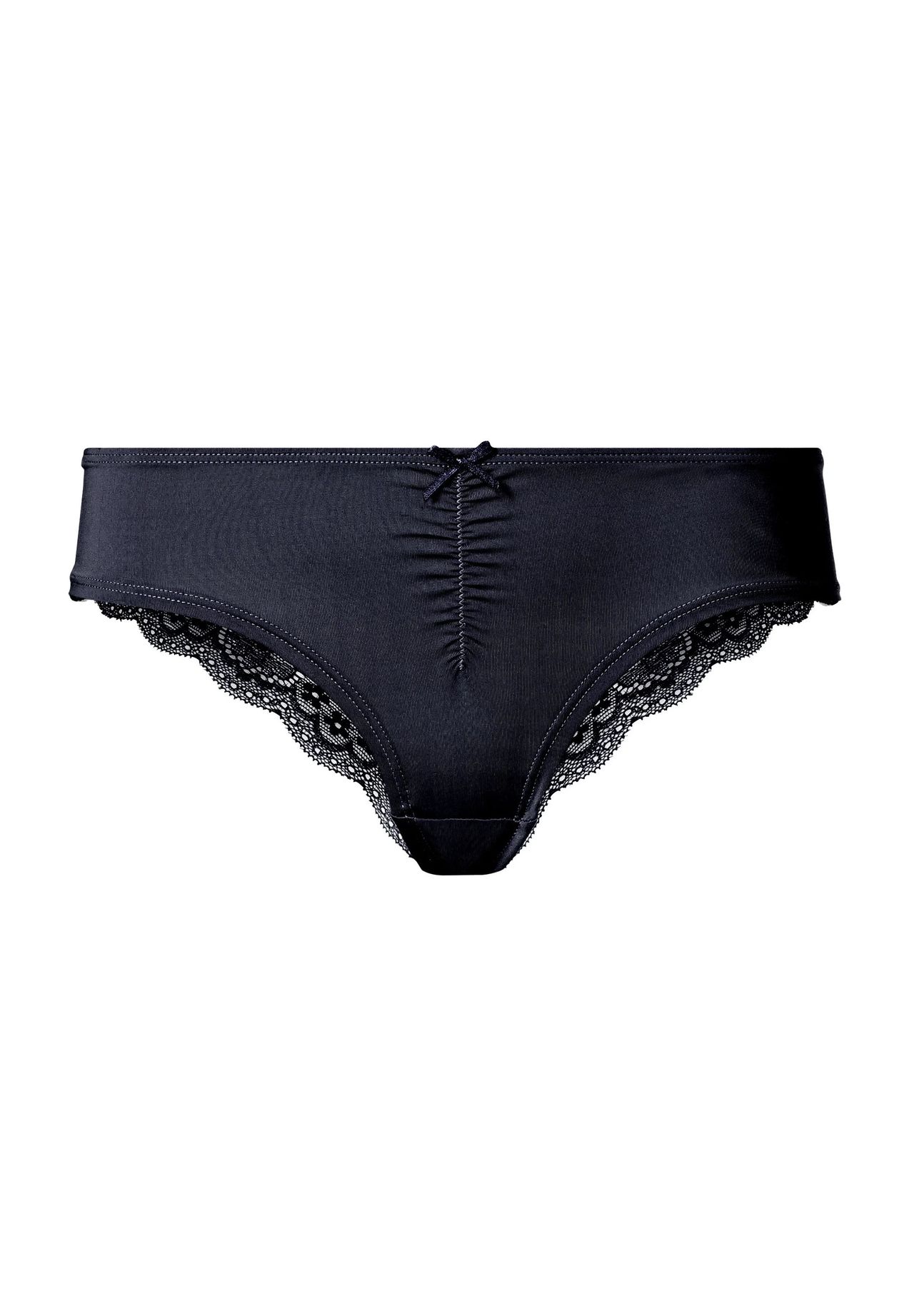 

Женские стринги из микрофибры с цветочным кружевом LASCANA, цвет Black Iris