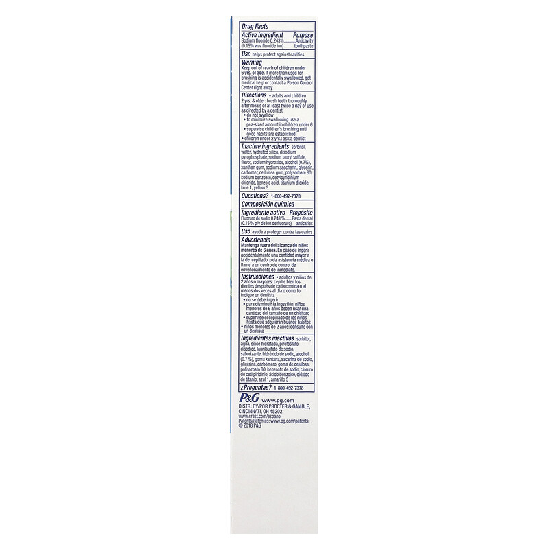 Зубная паста Crest Complete Plus Scope + Whitening, мятная свежесть, 3 упаковки по 153 г — фото 3