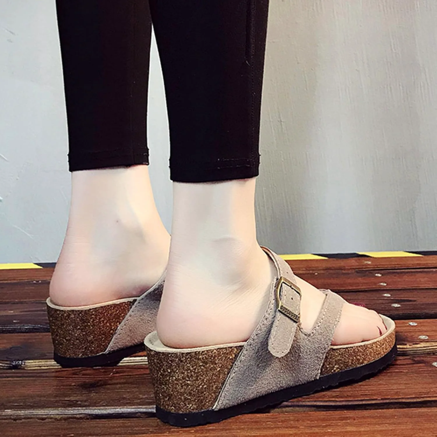 Ladies Summer Plantar Fasciitis Wedge Slippers/Comfy Orthopedic Toe Ring Travel Flip Flops/Casual Orthopedic Beach Сандалии WCXTY — фото 4