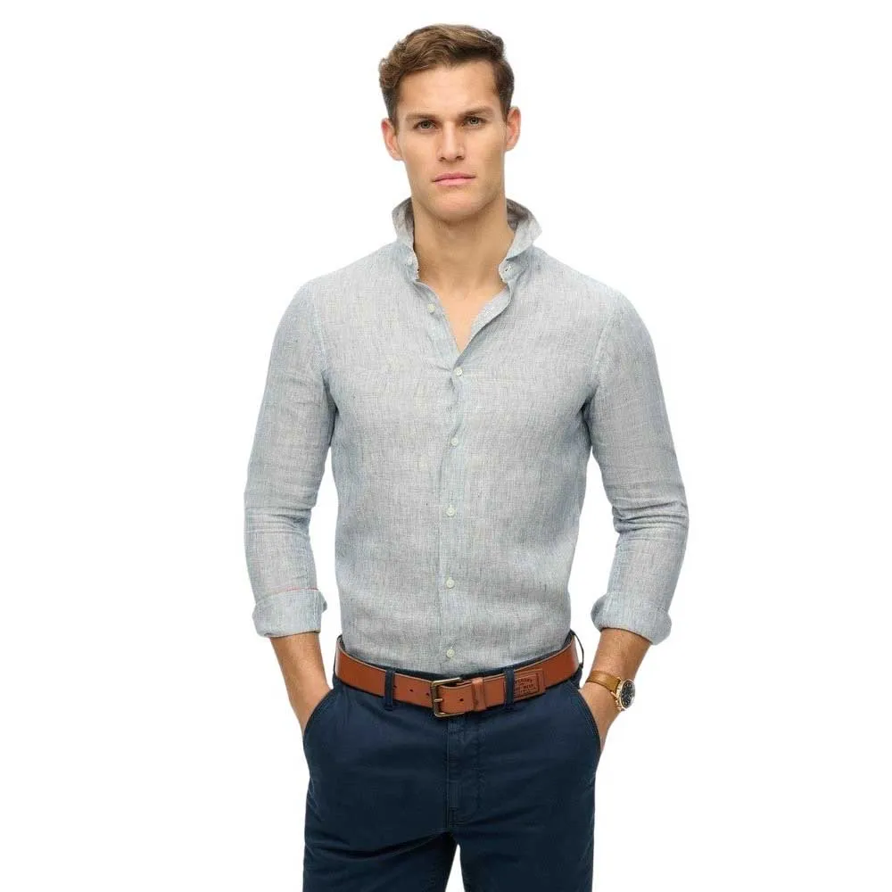 

Рубашка Superdry Vacation Linen, серый