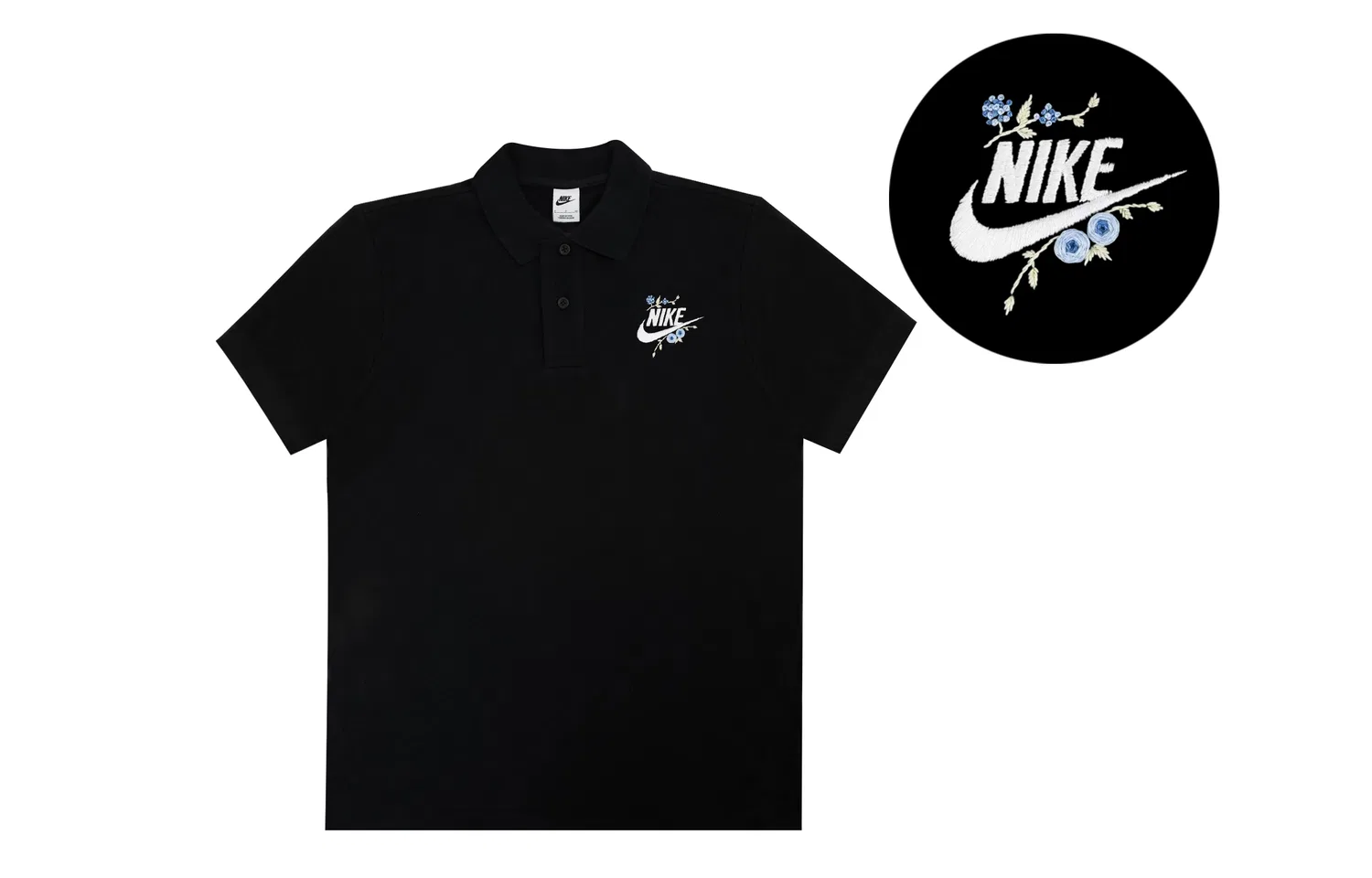 Поло Nike Unisex Moderate Straight Fit Blue-Plum Blossom
