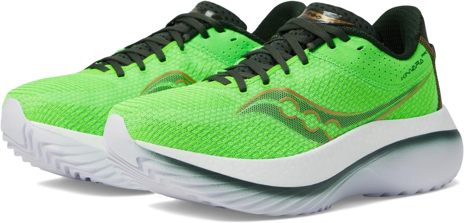 

Кроссовки Kinvara Pro Saucony, цвет Slime/Umbra