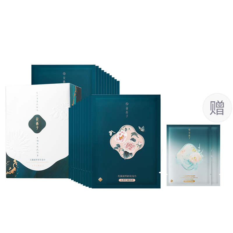 

Салфетка для снятия макияжа с глаз и губ Flower Gel Extract, нежное очищение Florasis