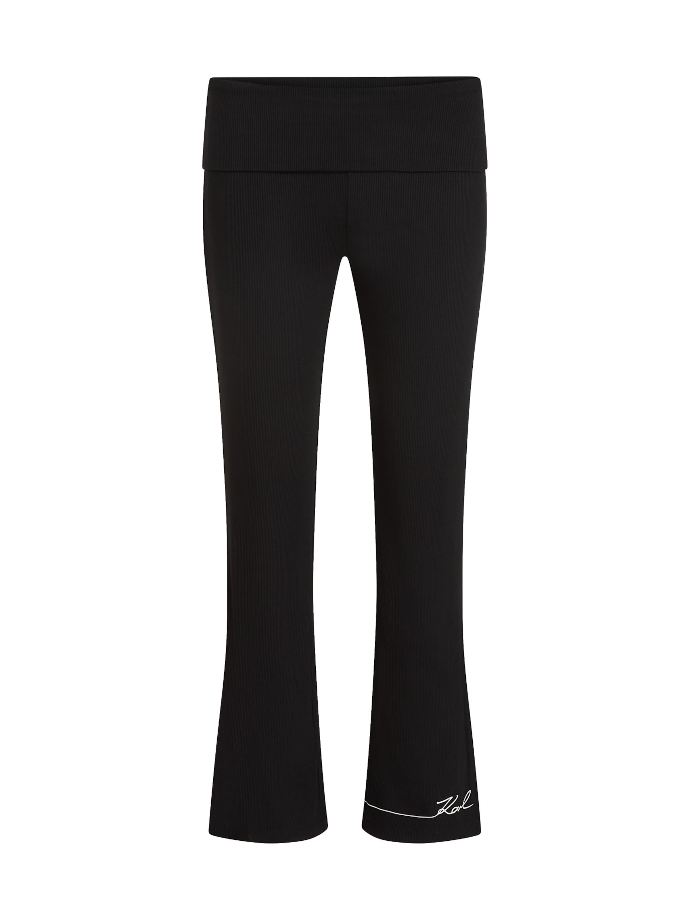 

Karl Lagerfeld Брюки-клеш в черном цвете