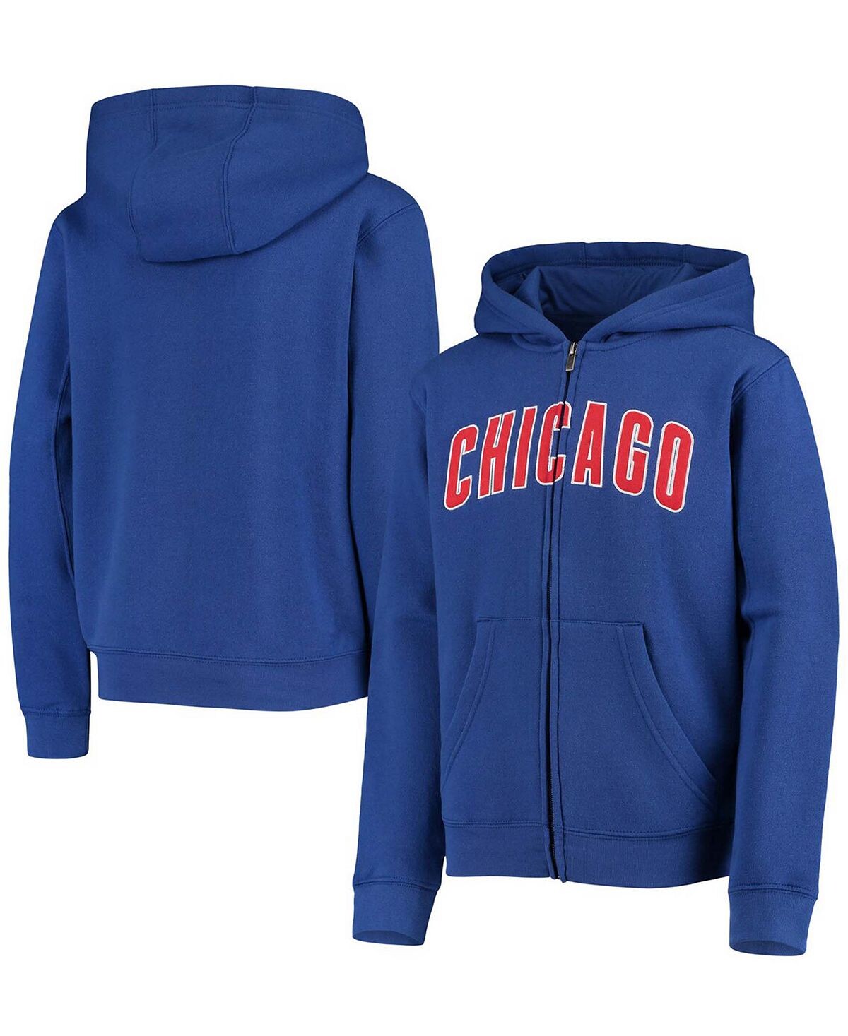 

Толстовка с молнией во всю длину и надписью Big Boys and Girls Team Royal Chicago Cubs Outerstuff