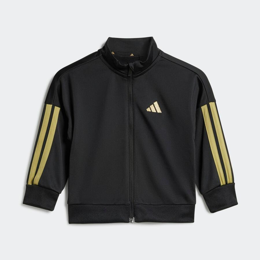 ADIDAS Детский спортивный костюм - черный/золотой — фото 2