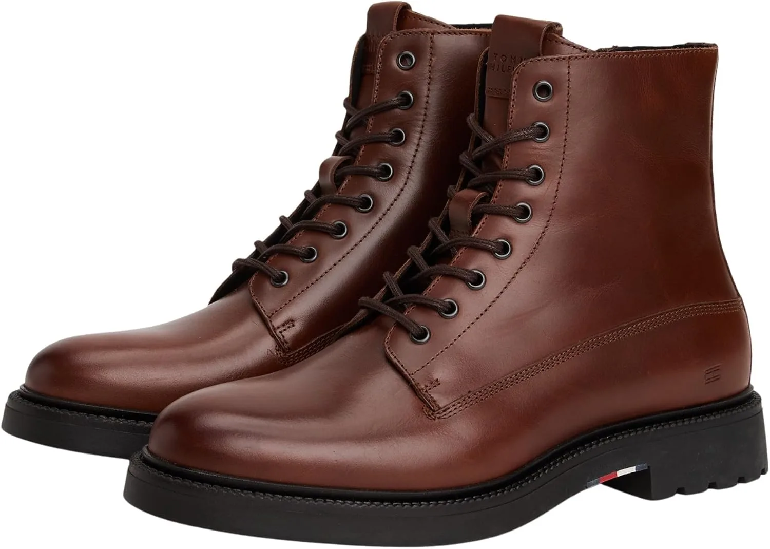 Мужские ботинки Tommy Hilfiger Hilfiger Comfort Lwt LTH Fm0fm05593 средней высоты, коричневый — фото 3