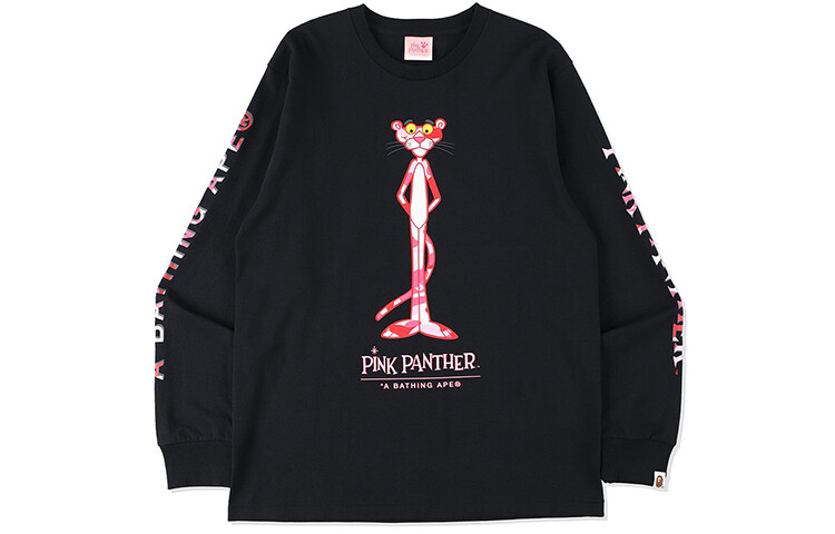 

Футболка Pink Panther X для мужчин A Bathing Ape, черный