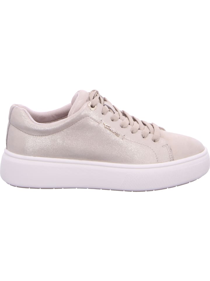 Элегантные туфли на шнуровке Tamaris Schnürhalbschuh, цвет metallic — фото 2