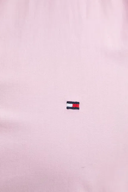 Рубашка мужская хлопок Tommy Hilfiger, розовый — фото 2