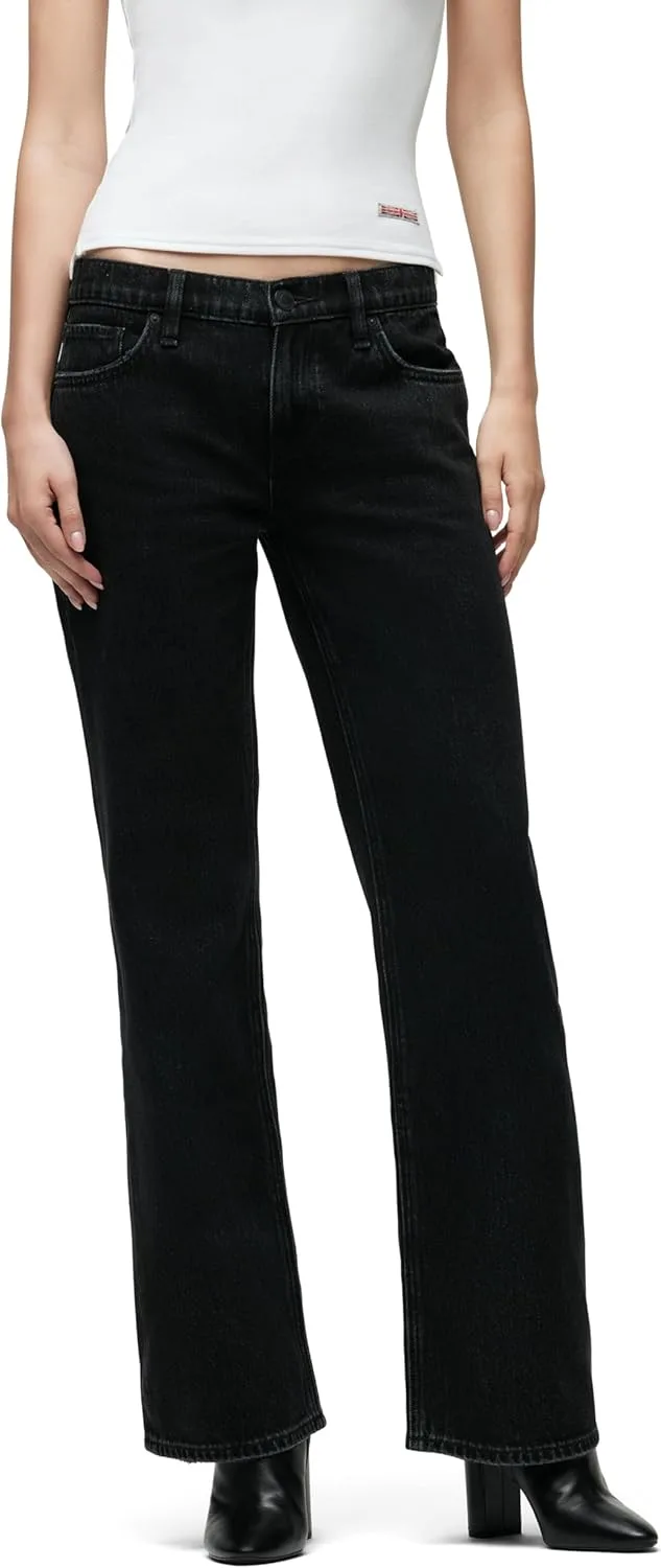 

Hudson Women's Kelli Low Rise Loose Fit Straight Leg Jean