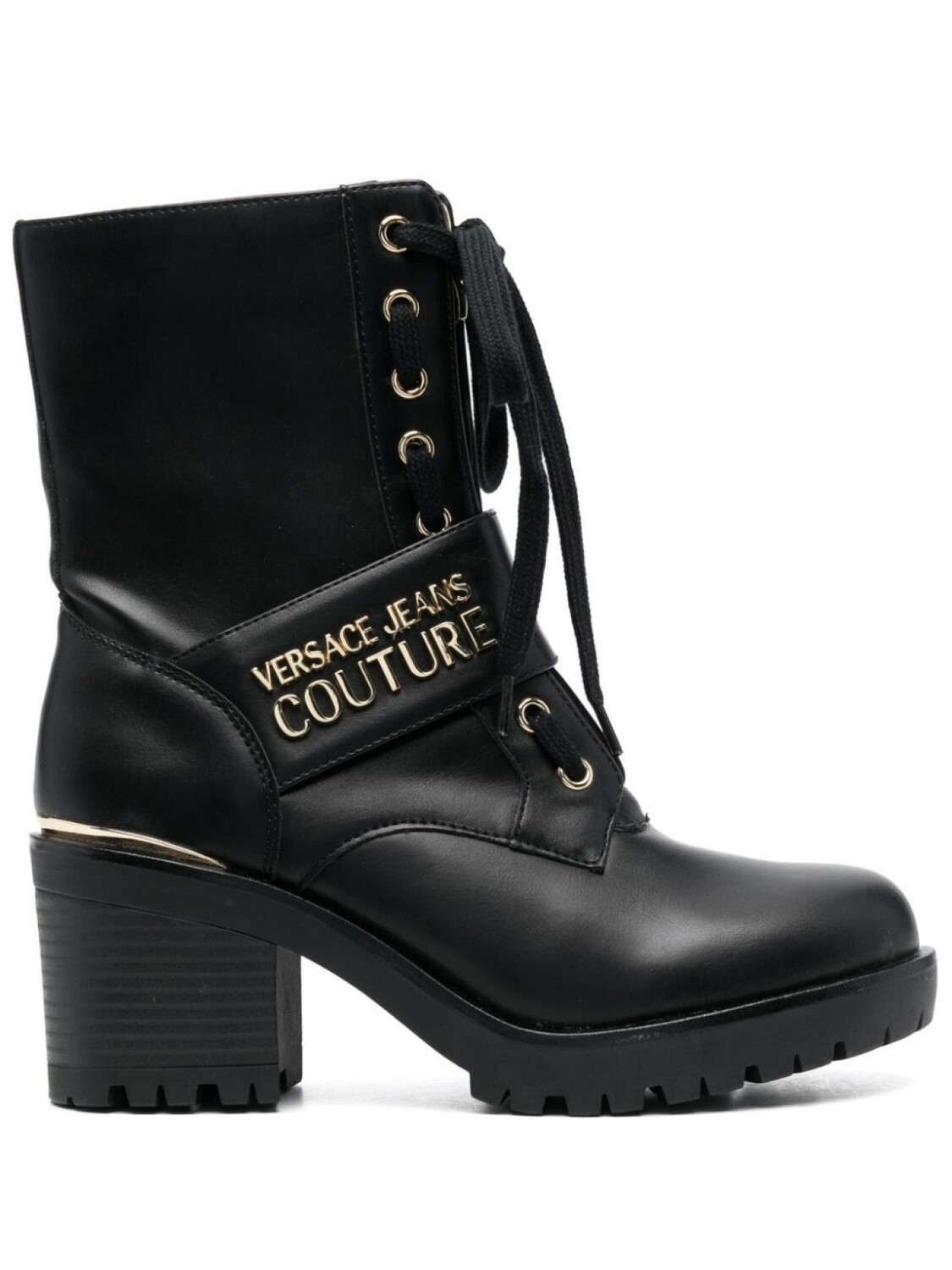 

Versace Jeans Couture ботинки на шнуровке с логотипом, черный