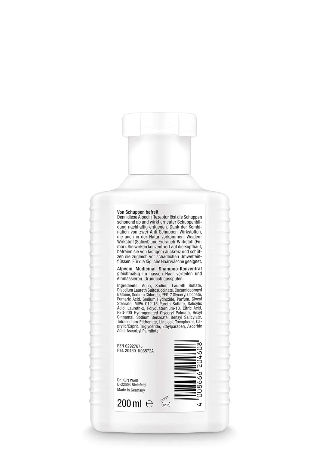 Концентрированный шампунь против перхоти «Medicinal Anti-Dandruff» 2 x 200 мл от Alpecin — фото 3