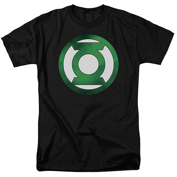 

Футболка с коротким рукавом Green Lantern с зеленым хромированным логотипом Licensed Character