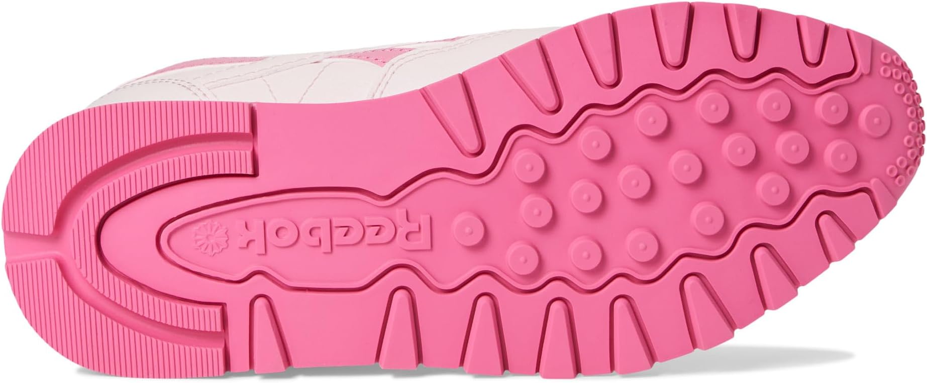 Кроссовки Reebok Kids Classic Leather, Frosted Berry/True Pink/White — фото 3