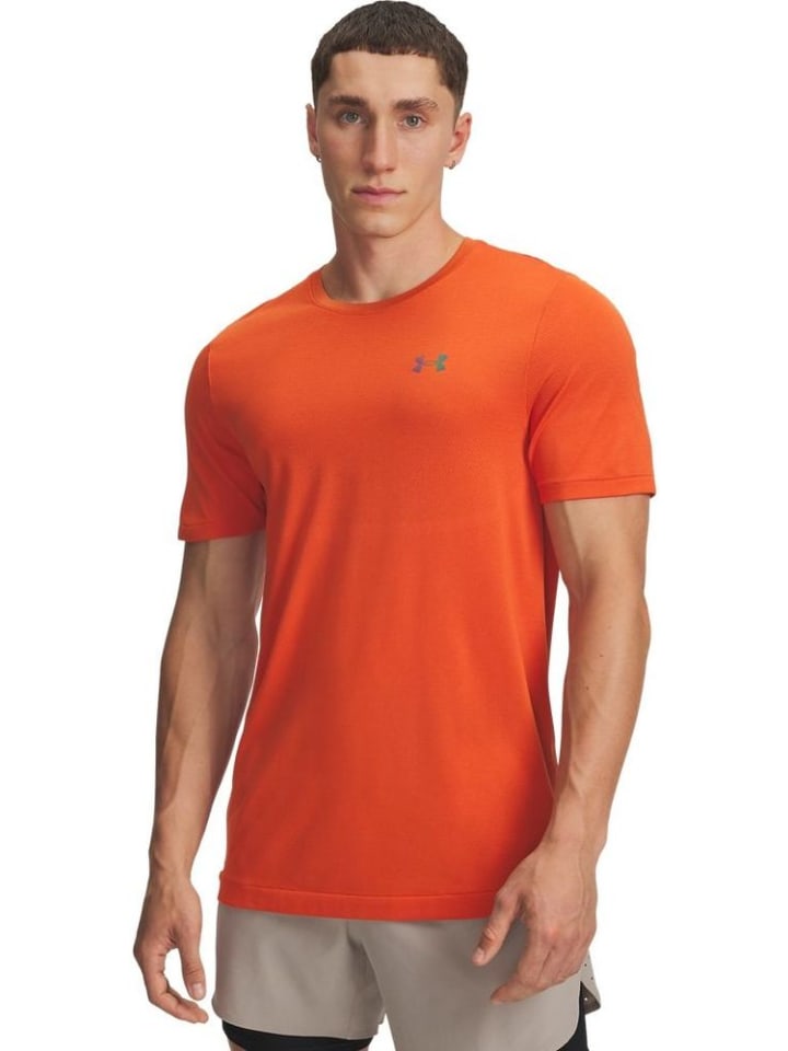 

Under Armour Спортивная футболка "Vanish Elite Seamless T-Shirt" оранжевого цвета, Оранжевый, Under Armour Спортивная футболка "Vanish Elite Seamless T-Shirt" оранжевого цвета