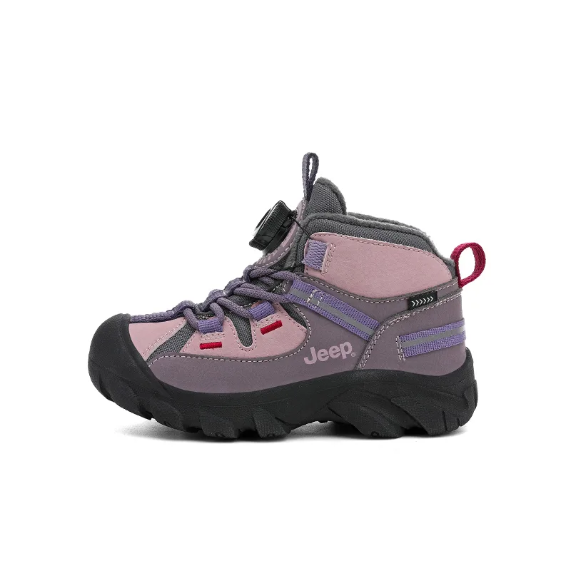 Детские утепленные нескользящие износостойкие ботинки Explorer 2.0 Jeep, Cherry Blossom Pink/Smoky Purple[Thin Cotton]