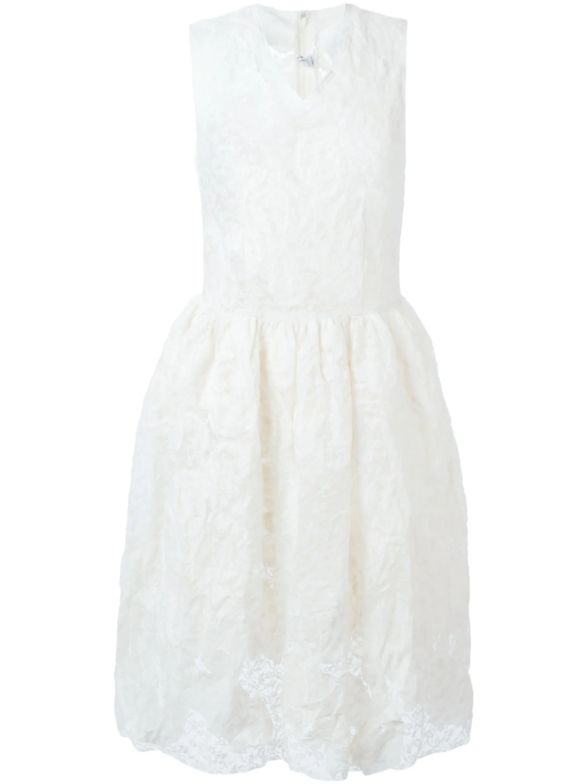 

Платье с цветочной аппликацией Comme Des Garçons Comme Des Garçons, белый