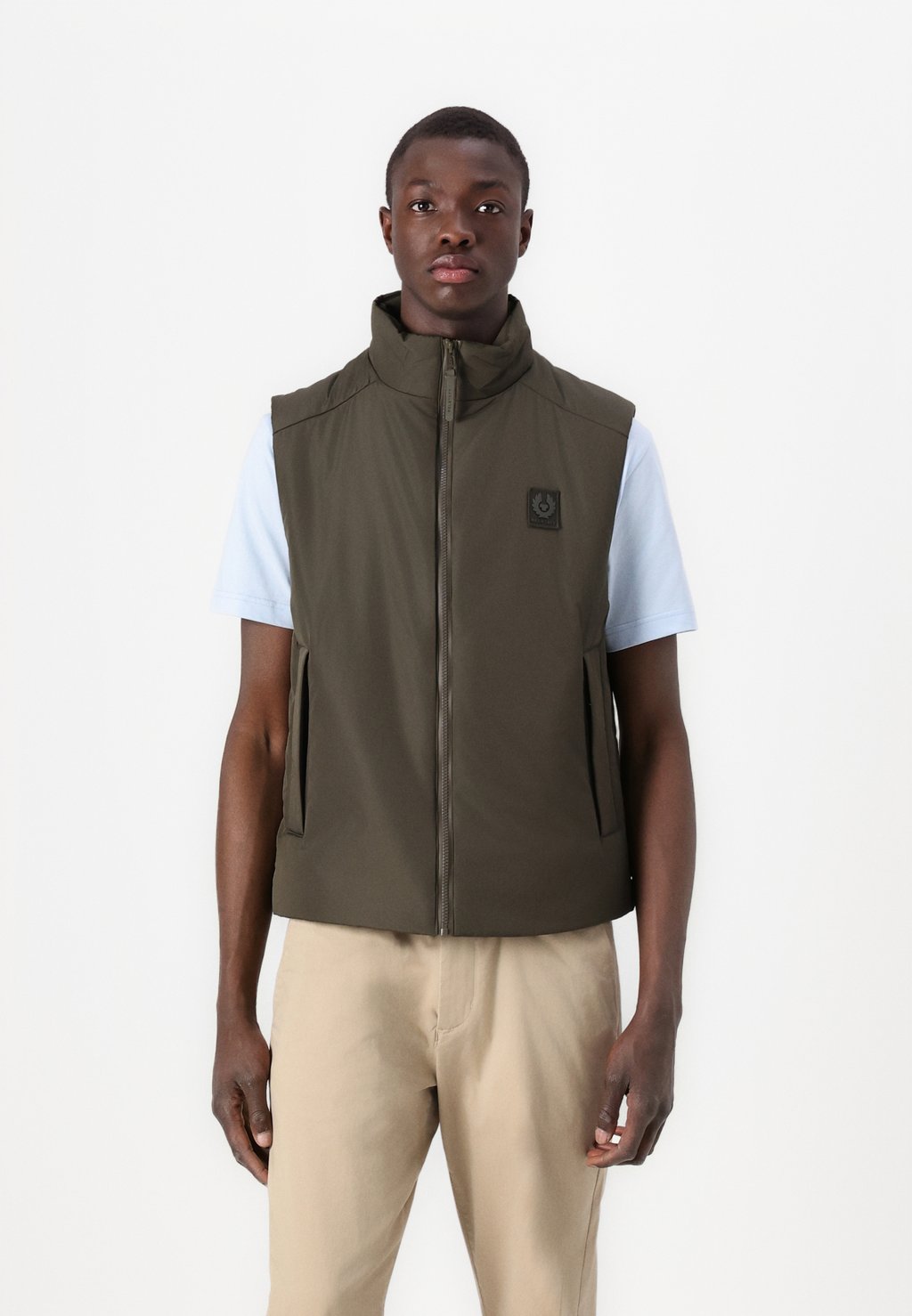 

Жилет SOURCE GILET Belstaff, оливковый