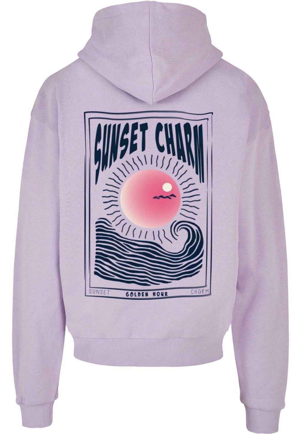

Толстовка с капюшоном SUNSET CHARM OVERSIZED Merchcode, фиолетовый