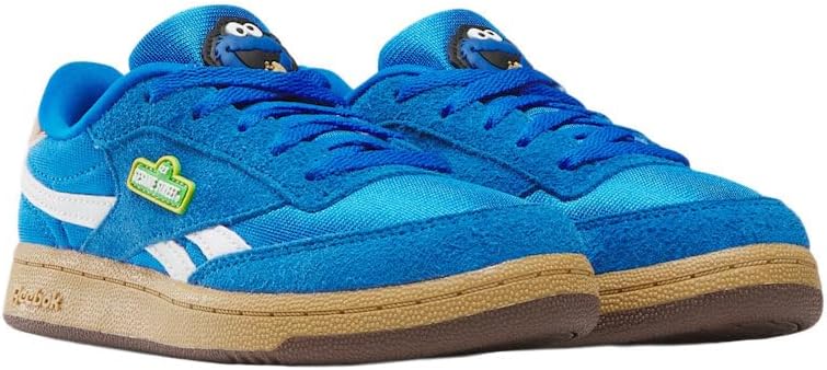 Кроссовки Reebok Unisex-Child Club C Revenge Cookie Monster, белый/синий — фото 2
