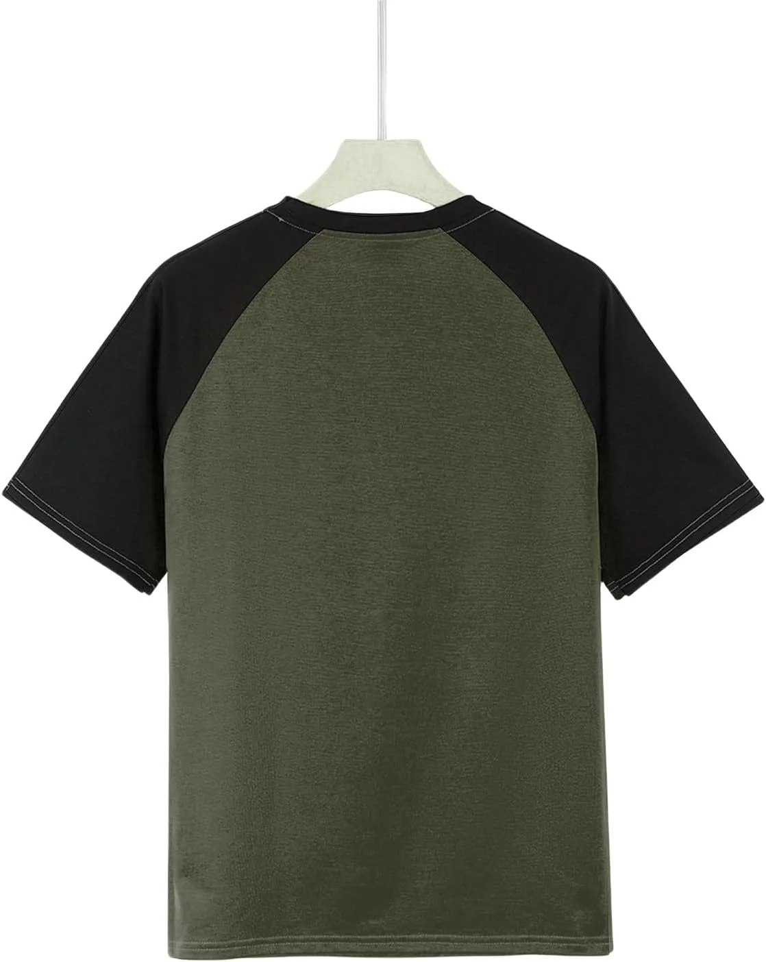 Мужская бейсбольная футболка Raglan с коротким рукавом — фото 3