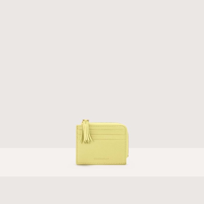 

Визитница из зернистой кожи Coccinelle TASSEL, зеленый
