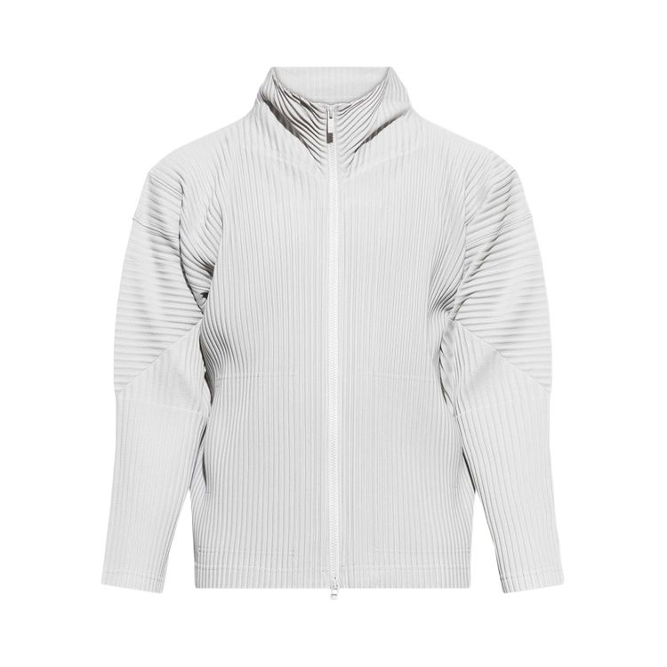 

Кардиган Homme Plissé Issey Miyake Basics Zip-Up Cardigan 'Light Grey', серый