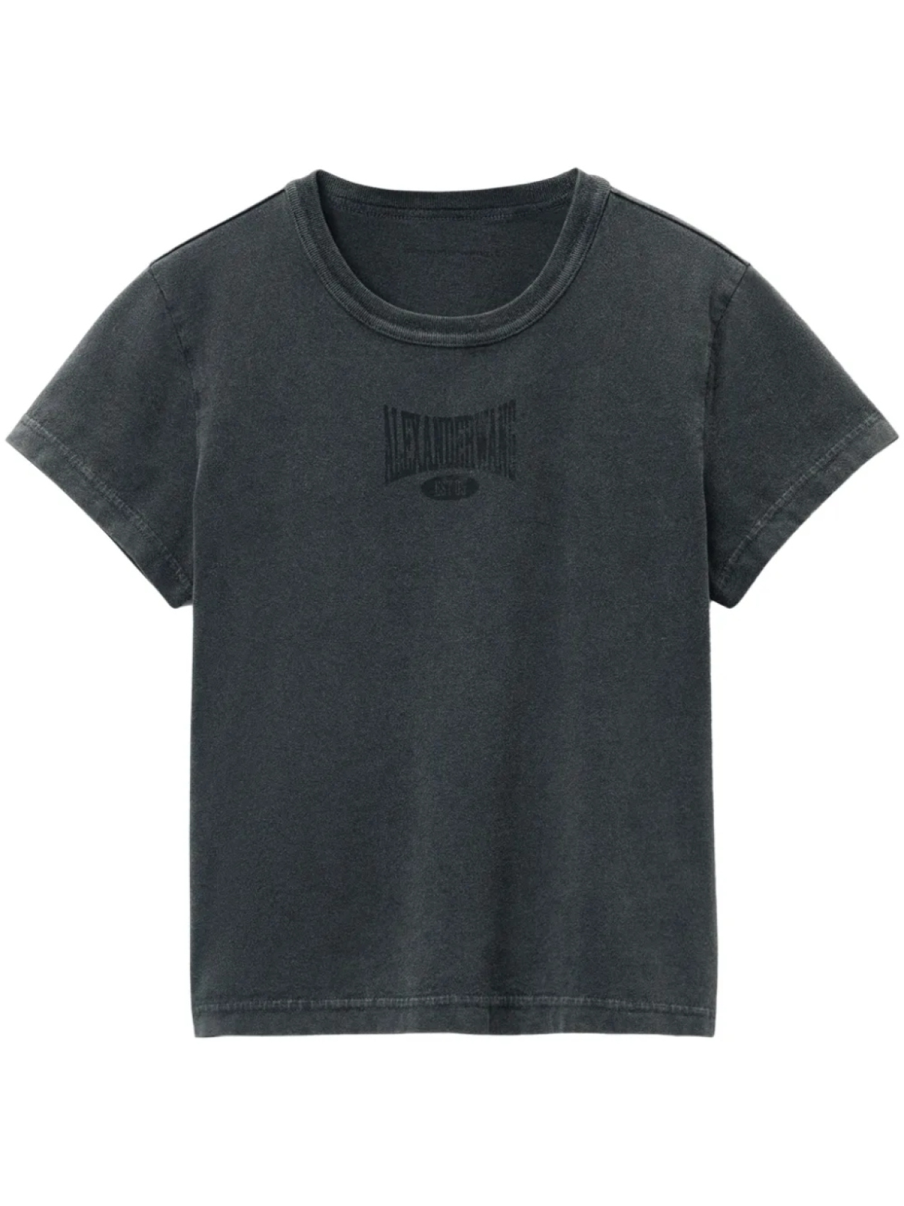 

Alexander Wang футболка с логотипом, черный
