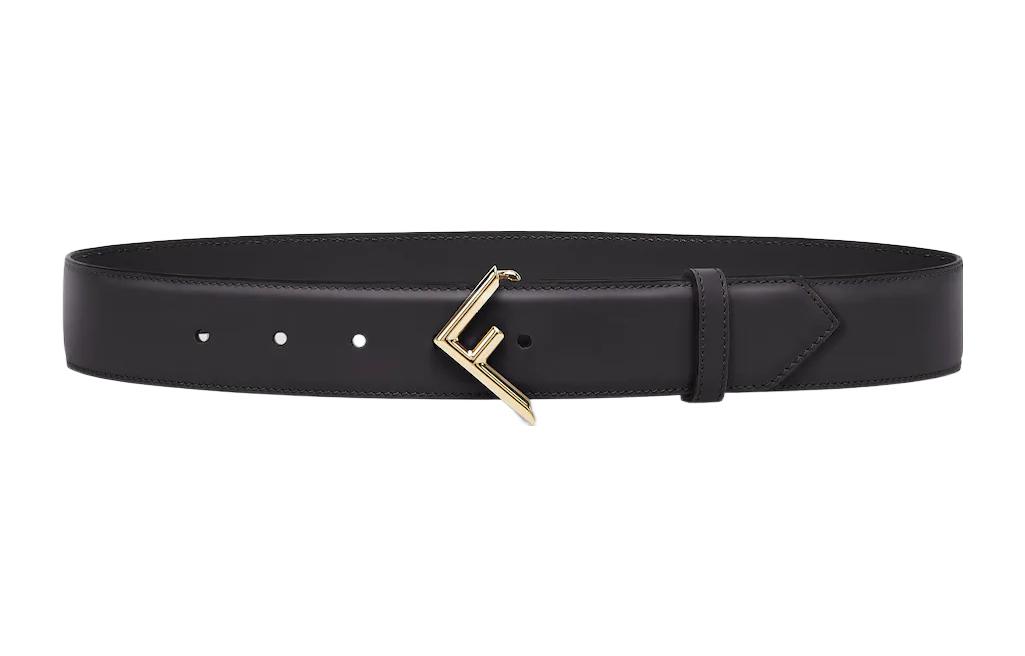 

FENDI Ремень с пряжкой с первым логотипом, Black