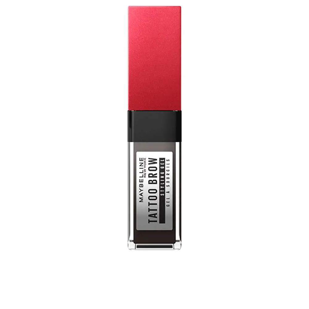 

Гель для укладки волос Tattoo brown styling gel Maybelline, цвет 262 black brown, 1 шт.