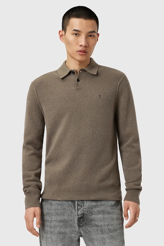 

Свитер STATTEN из смесовой шерсти Allsaints, зеленый