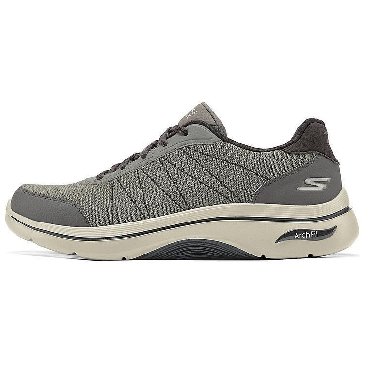 

Низкие повседневные кроссовки Go Walk Arch Fit, серые, мужские Skechers, серый/белый