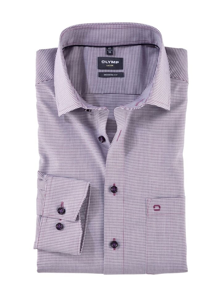 

Рубашка OLYMP modern fit, фиолетовый