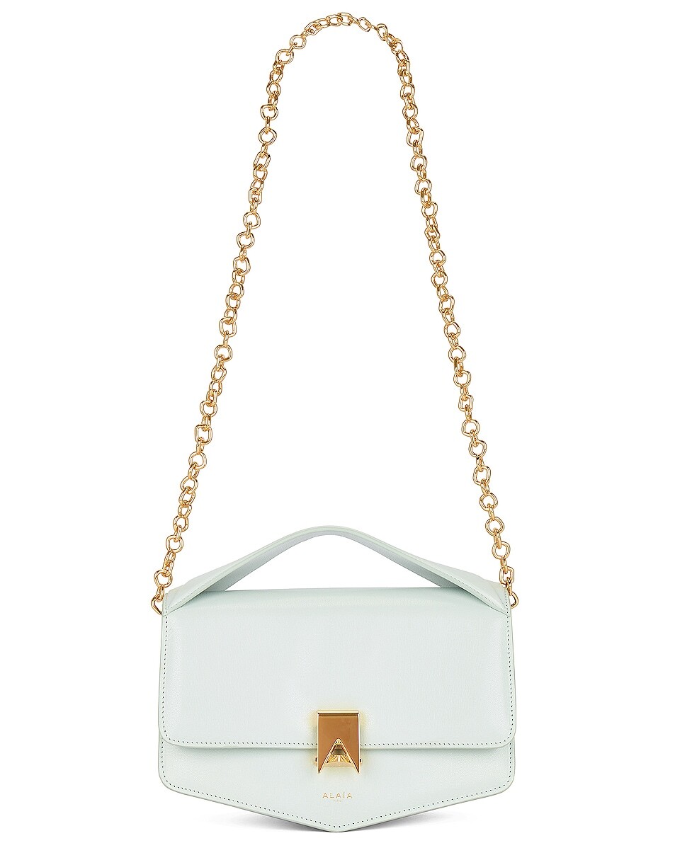 

Сумка мини Alaïa Le Papa Chain, цвет Menthe Pastel