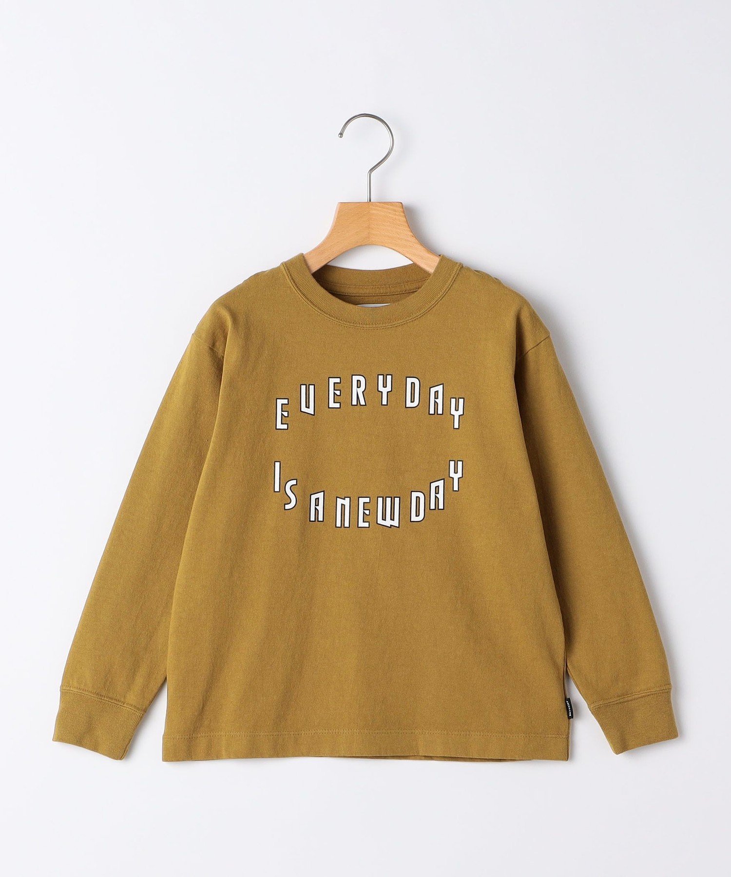 ARCH&LINE: 110~145 см / Футболка с длинным рукавом из хлопка, производство США SHIPS KIDS, Mustard