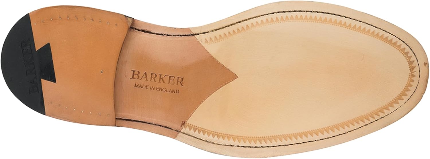 Мужские классические оксфорды Barker Bailey с ручной работой из кожи - вечная элегантность и превосходное мастерство - для официального и делового стиля — фото 4