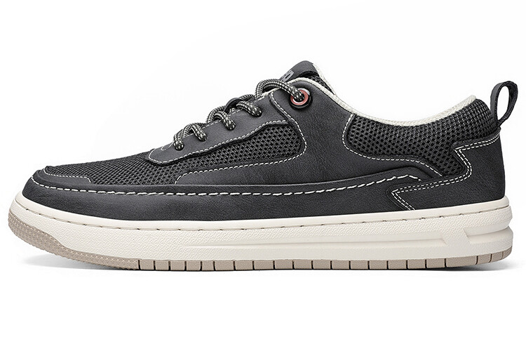 

Кроссовки Jeep Skateboarding Shoes Men Low-top Black, черный