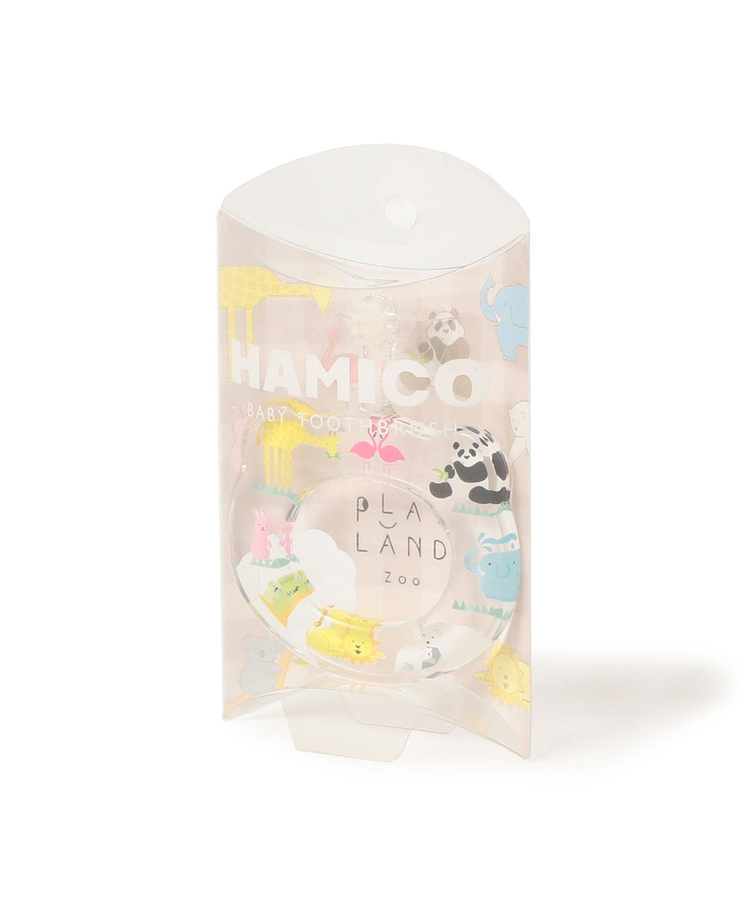HAMICO / PLAY LAND детская зубная щетка 18 (5 месяцев–3 года) 26SS Kodomo Beams, Zoo — фото 3