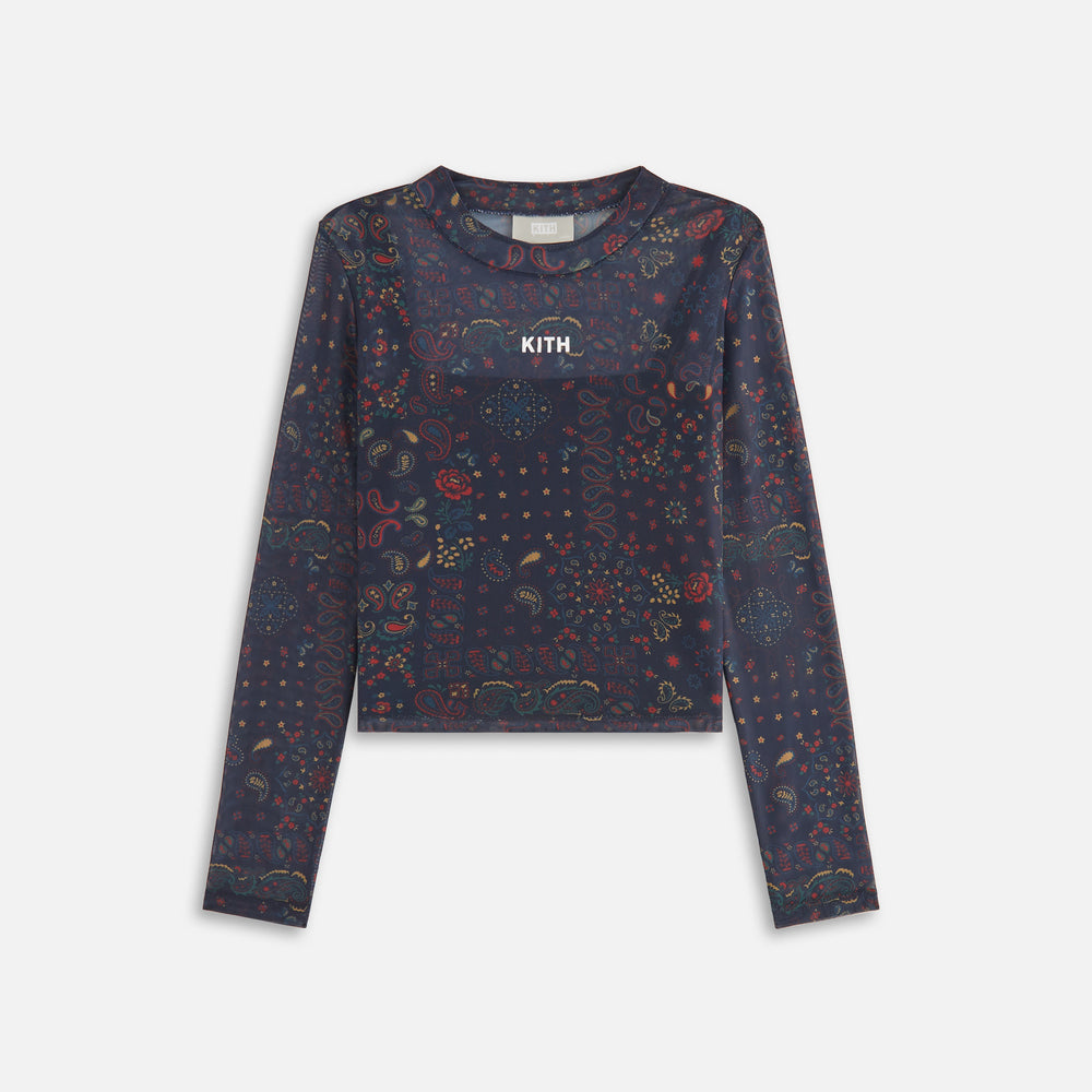 

Футболка Kith Kids Printed Mesh Top, черный