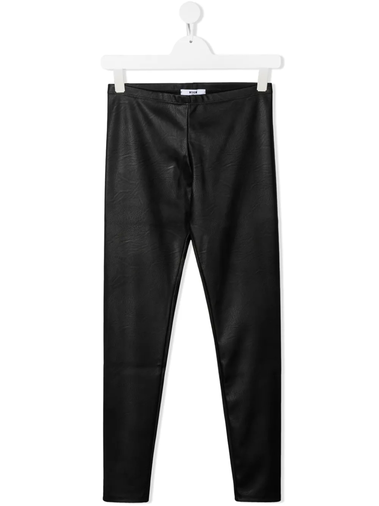 

Леггинсы из искусственной кожи MSGM Kids, черный