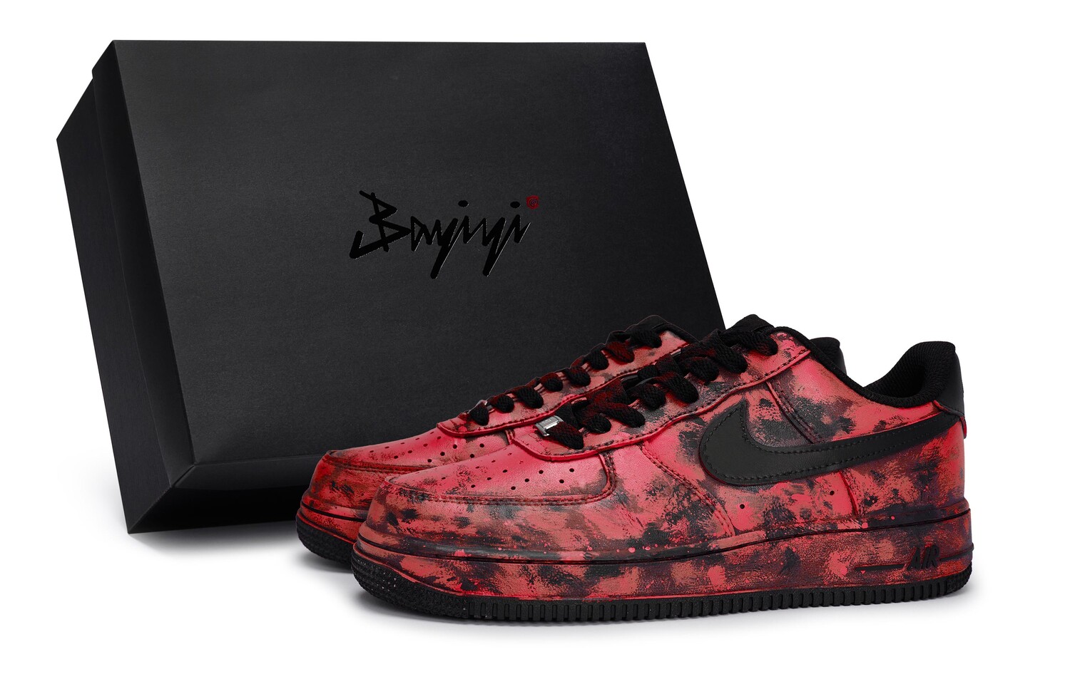 

Кроссовки Air Force 1 для скейтборда, унисекс, низкие, красный Nike